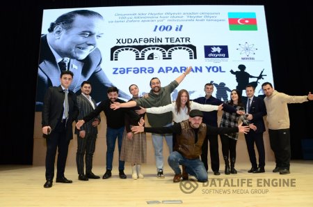 Xudafərin Teatrı DAYAQ, MİRİİB təşkilatları ilə birgə teatr tamaşası təşkil edib