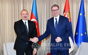 İlham Əliyev Vuçiçə təbrik məktubu ünvanladı