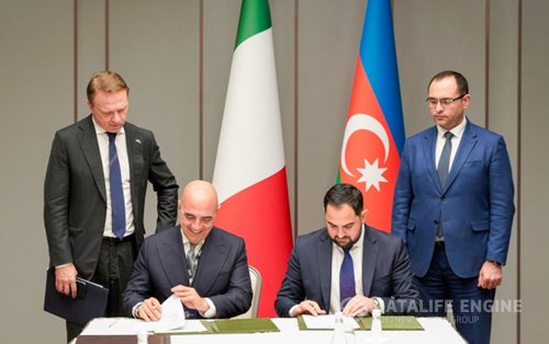 Nazir italiyalı həmkarı ilə görüşdü